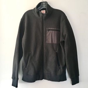 NWOT J. CREW SWEATER FLEECE LARGE GRAY